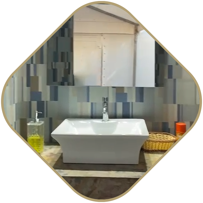 Interior baño de Lujo Montecarlo